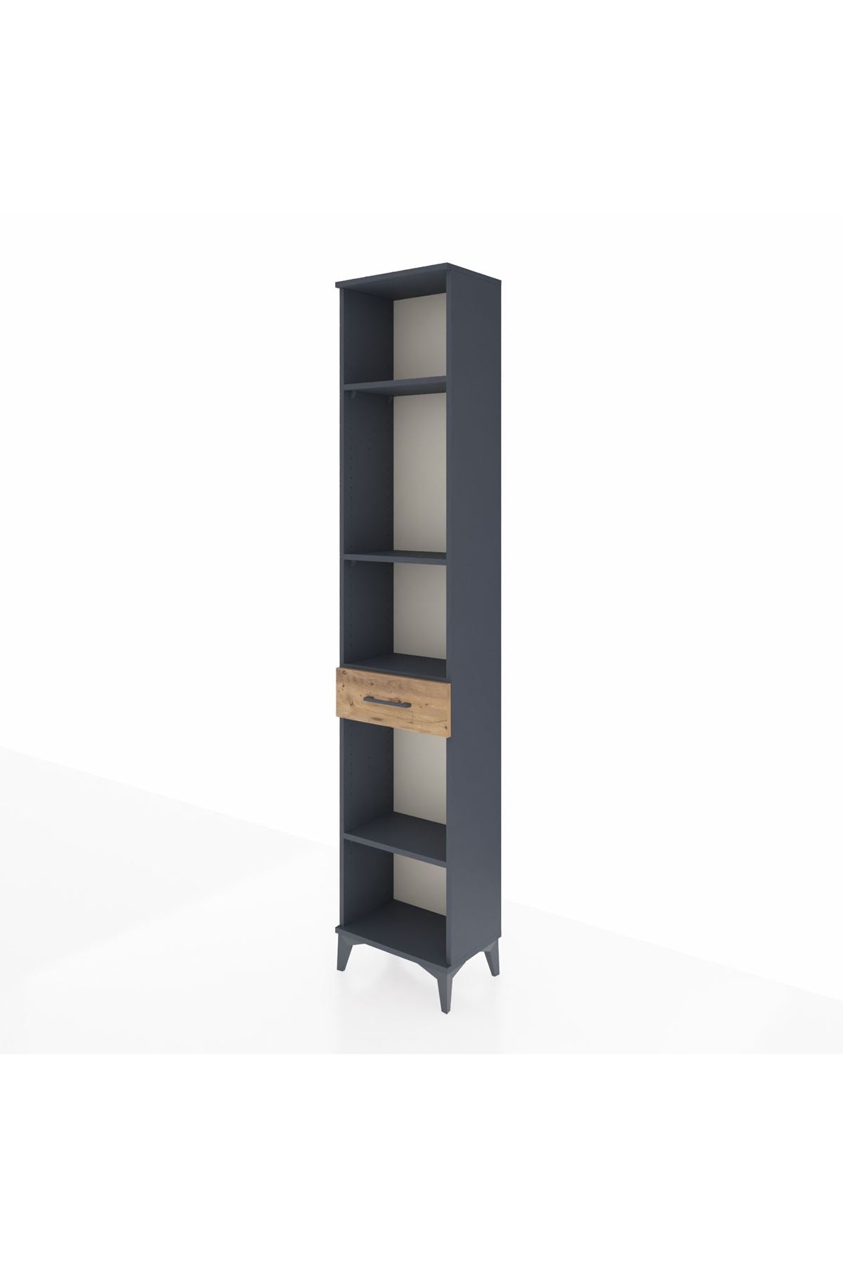 Arges Dolap 4 Raflı Tek Çekmeceli 44x30x221 - S28M185V6A
