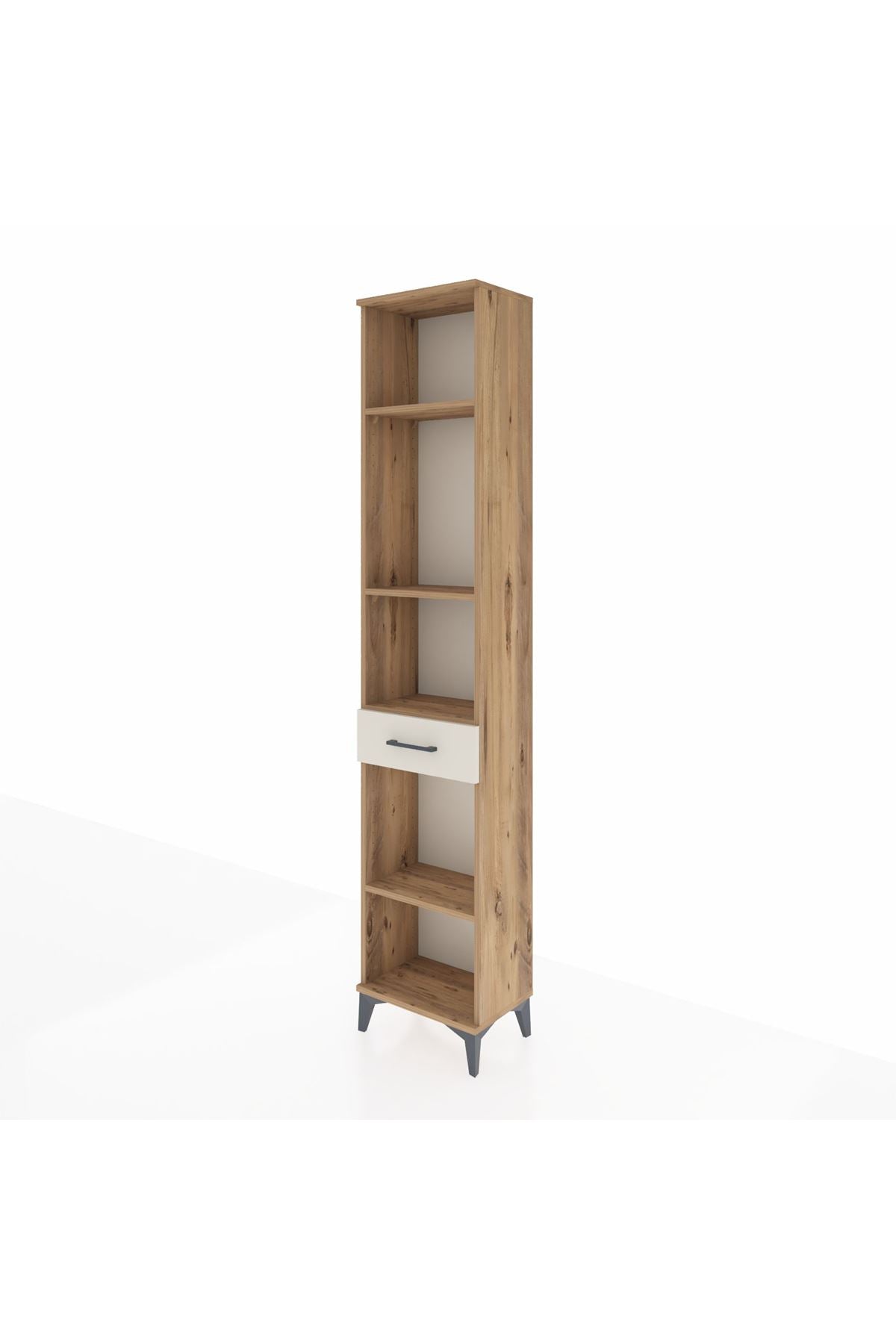 Arges Dolap 4 Raflı Tek Çekmeceli 44x30x221 - S28M185V7A