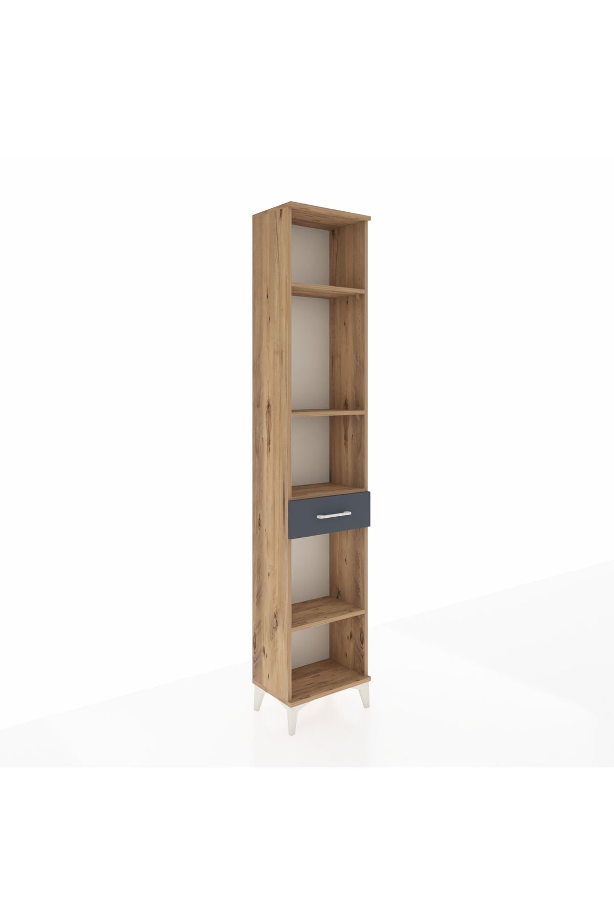 Arges Dolap 4 Raflı Tek Çekmeceli 44x30x221 - S28M185V8A