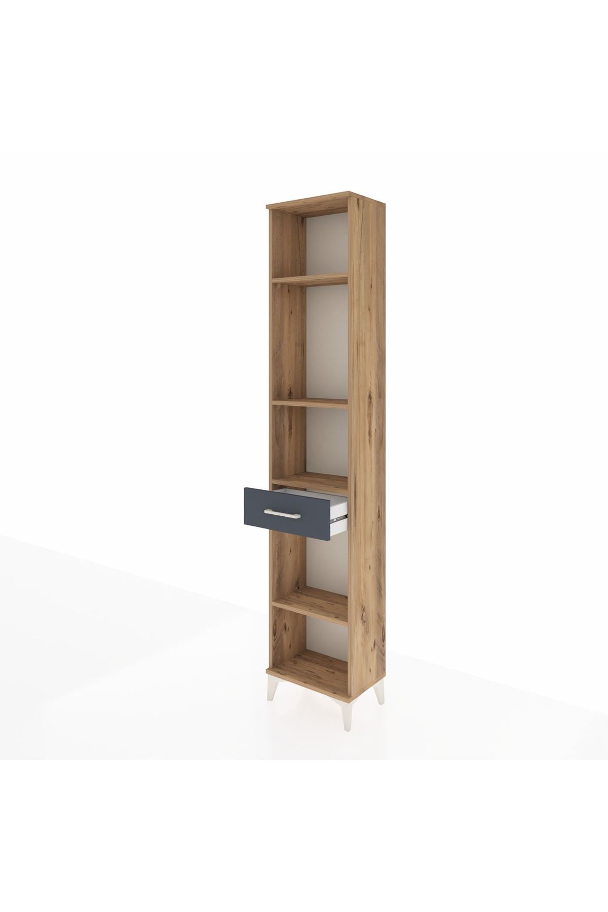 Arges Dolap 4 Raflı Tek Çekmeceli 44x30x221 - S28M185V8A