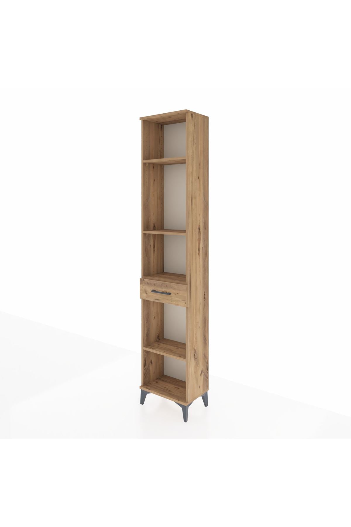 Arges Dolap 4 Raflı Tek Çekmeceli 44x30x221 - S28M185V9A