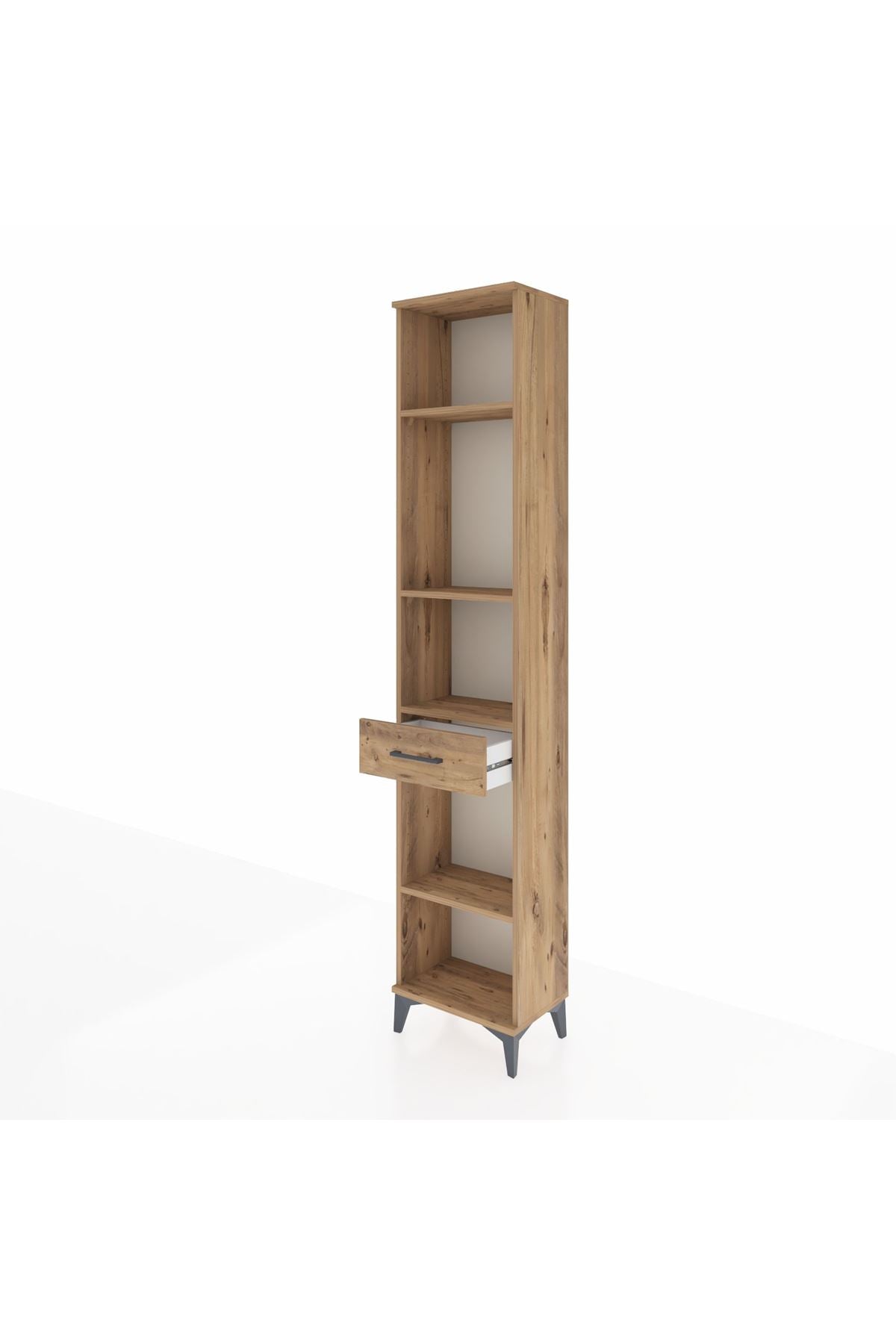 Arges Dolap 4 Raflı Tek Çekmeceli 44x30x221 - S28M185V9A
