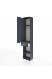 Arges Dolap 3 Raflı Tek Çekmeceli Tek Askılı 44x30x221 - S28M186V5A