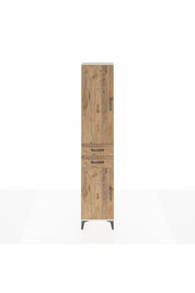Arges Dolap 3 Raflı 2 Çekmeceli Tek Askılı 44x30x221 - S28M187V3A