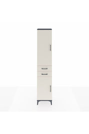 Arges Dolap 3 Raflı 2 Çekmeceli Tek Askılı 44x30x221 - S28M187V4A