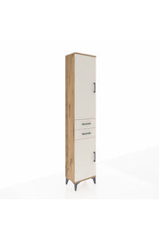 Arges Dolap 3 Raflı 2 Çekmeceli Tek Askılı 44x30x221 - S28M187V7A