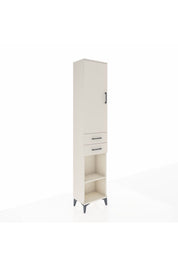 Arges Dolap 3 Raflı 2 Çekmeceli Tek Askılı 44x30x221 - S28M188V1A