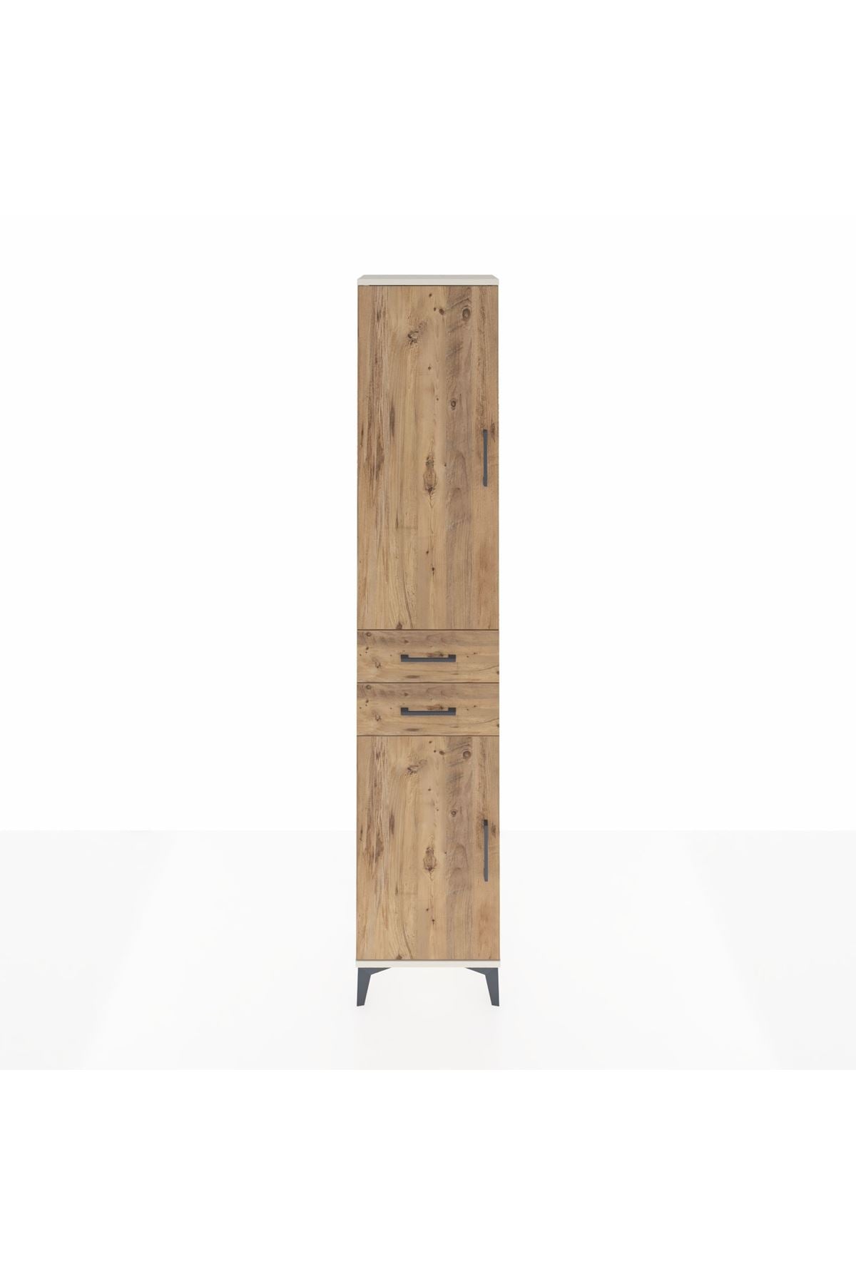 Arges Dolap 4 Raflı 2 Çekmeceli 2 Kapaklı 44x30x221 - S28M189V3A