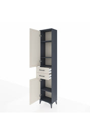 Arges Dolap 4 Raflı 2 Çekmeceli 2 Kapaklı 44x30x221 - S28M189V4A