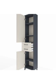 Arges Dolap 4 Raflı 2 Çekmeceli 2 Kapaklı 44x30x221 - S28M189V4A