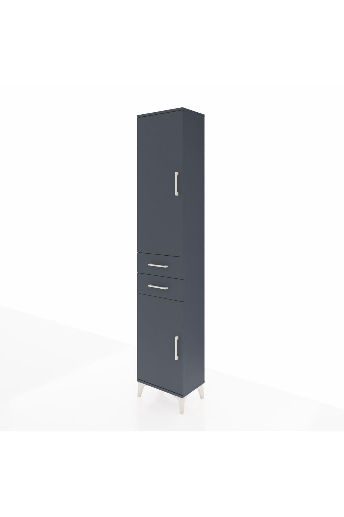 Arges Dolap 4 Raflı 2 Çekmeceli 2 Kapaklı 44x30x221 - S28M189V5A