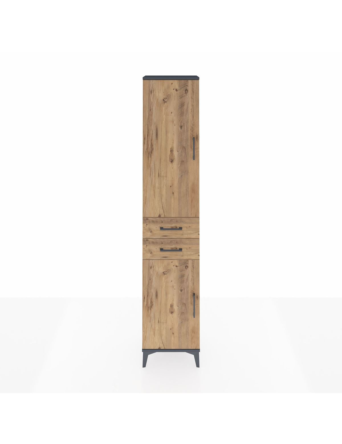 Arges Dolap 4 Raflı 2 Çekmeceli 2 Kapaklı 44x30x221 - S28M189V6A