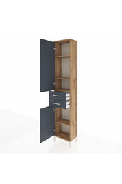 Arges Dolap 4 Raflı 2 Çekmeceli 2 Kapaklı 44x30x221 - S28M189V8A