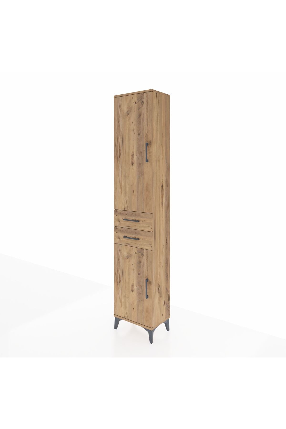 Arges Dolap 4 Raflı 2 Çekmeceli 2 Kapaklı 44x30x221 - S28M189V9A