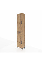 Arges Dolap 4 Raflı 2 Çekmeceli 2 Kapaklı 44x30x221 - S28M189V9A