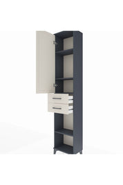 Arges Dolap 4 Raflı 2 Çekmeceli Tek Kapaklı 44x30x221 - S28M190V4A