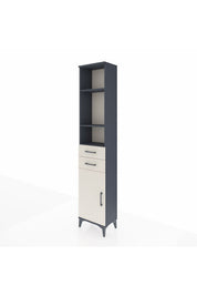 Arges Dolap 4 Raflı 2 Çekmeceli Tek Kapaklı 44x30x221 - S28M191V4A