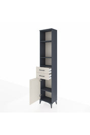 Arges Dolap 4 Raflı 2 Çekmeceli Tek Kapaklı 44x30x221 - S28M191V4A