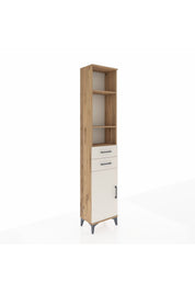 Arges Dolap 4 Raflı 2 Çekmeceli Tek Kapaklı 44x30x221 - S28M191V7A