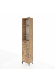 Arges Dolap 4 Raflı 2 Çekmeceli Tek Kapaklı 44x30x221 - S28M191V9A
