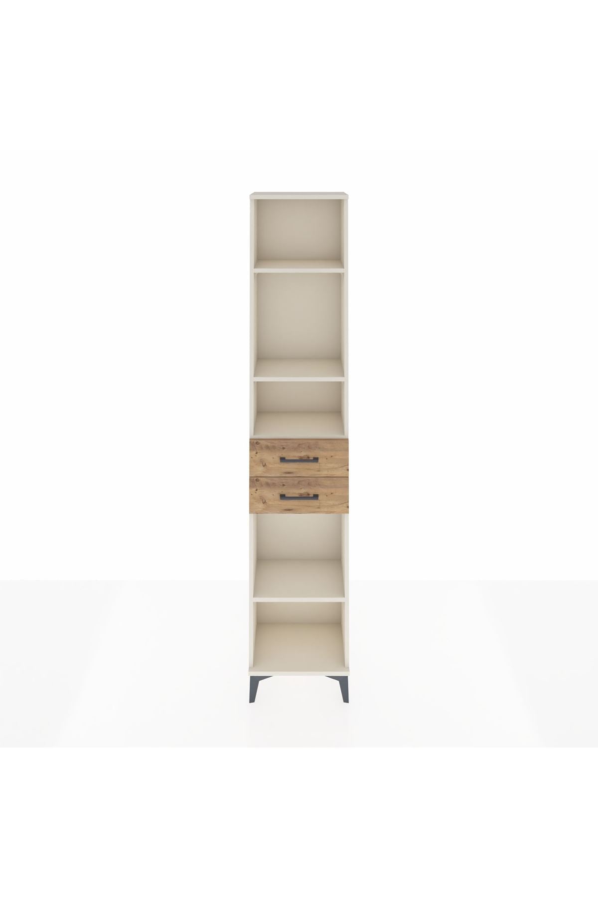 Arges Dolap 4 Raflı 2 Çekmeceli 44x30x221 - S28M192V3A