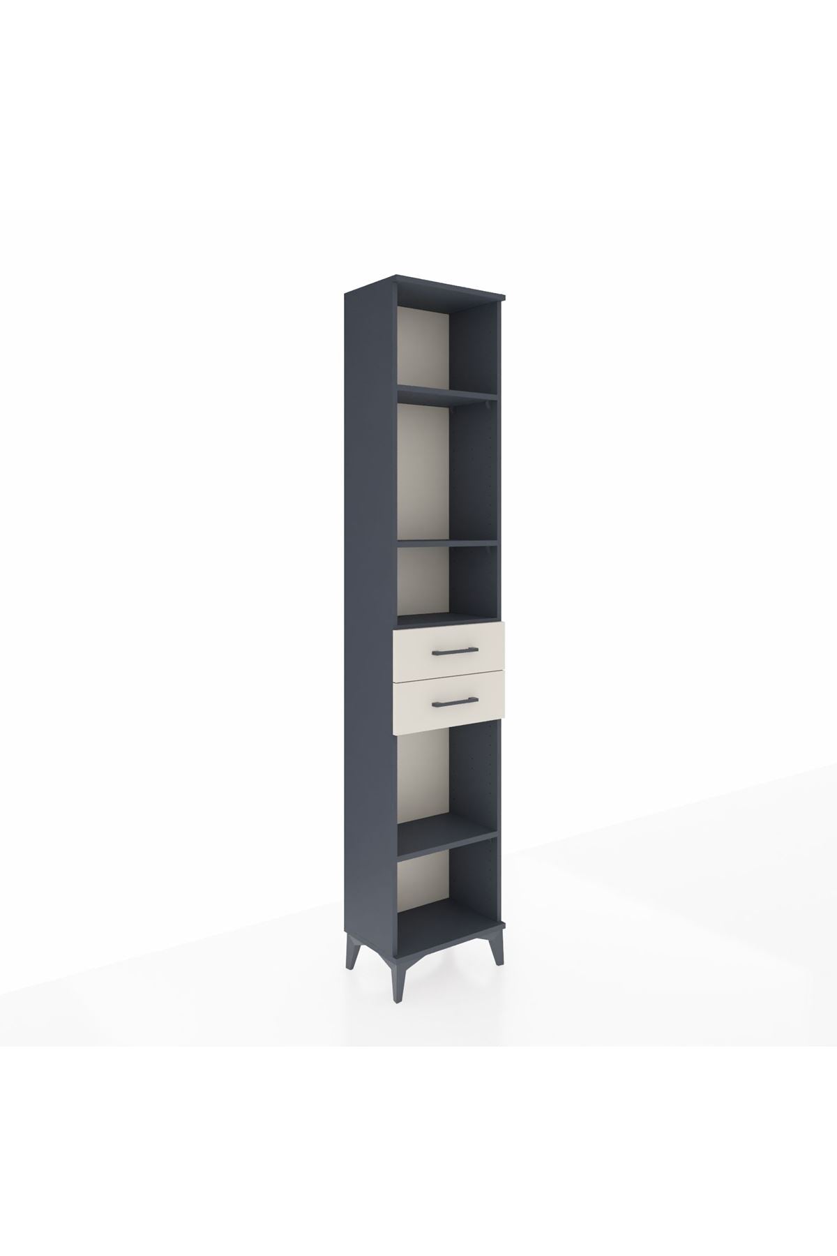Arges Dolap 4 Raflı 2 Çekmeceli 44x30x221 - S28M192V4A