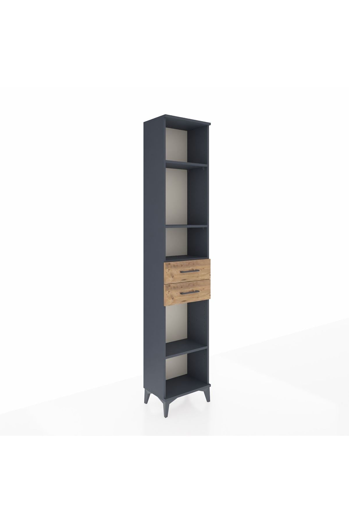 Arges Dolap 4 Raflı 2 Çekmeceli 44x30x221 - S28M192V6A