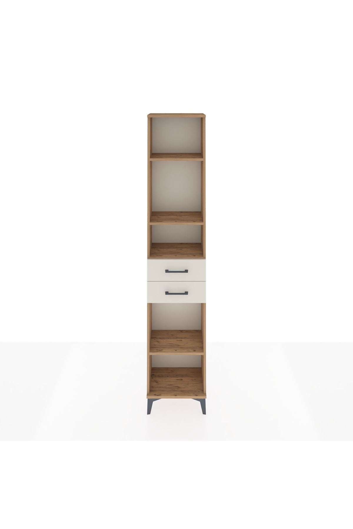 Arges Dolap 4 Raflı 2 Çekmeceli 44x30x221 - S28M192V7A