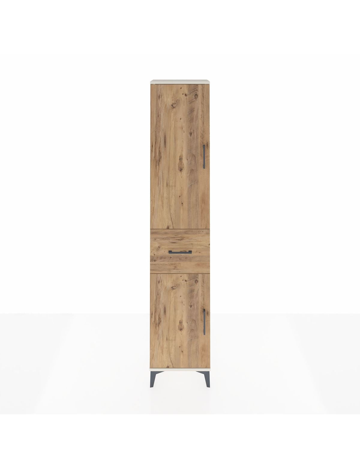 Arges Dolap 3 Raflı Tek Çekmeceli Tek Askılı 44x30x221 - S28M193V3A