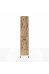Arges Dolap 3 Raflı Tek Çekmeceli Tek Askılı 44x30x221