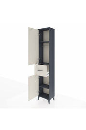 Arges Dolap 3 Raflı Tek Çekmeceli Tek Askılı 44x30x221 - S28M193V4A