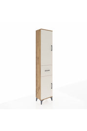 Arges Dolap 3 Raflı Tek Çekmeceli Tek Askılı 44x30x221 - S28M193V7A