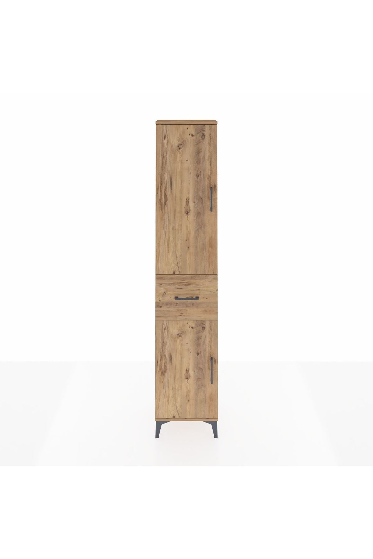 Arges Dolap 3 Raflı Tek Çekmeceli Tek Askılı 44x30x221 - S28M193V9A