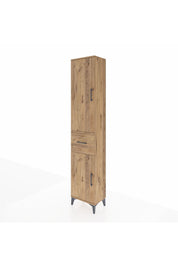 Arges Dolap 3 Raflı Tek Çekmeceli Tek Askılı 44x30x221 - S28M193V9A