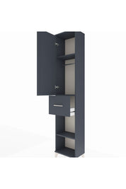 Arges Dolap 3 Raflı Tek Çekmeceli Tek Askılı 44x30x221 - S28M194V5A
