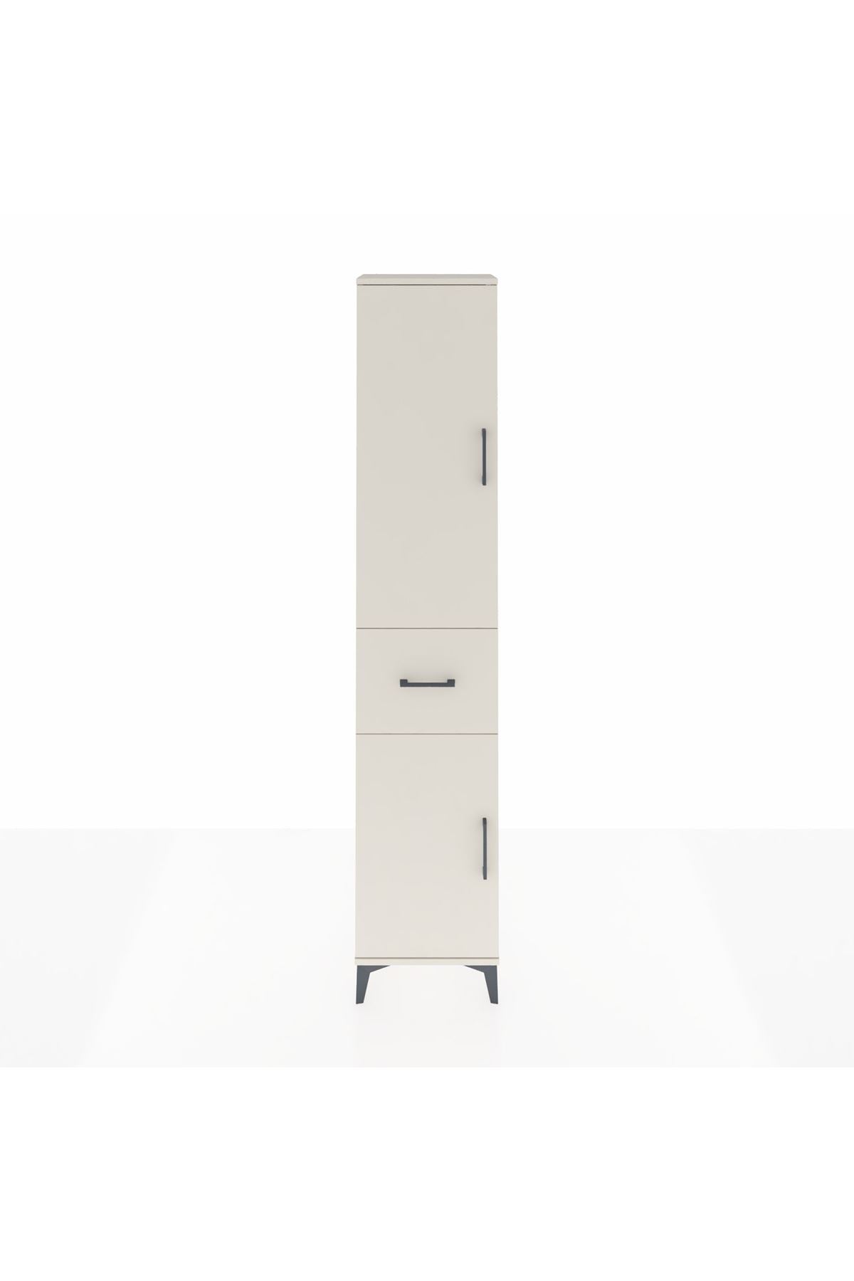 Arges Dolap 4 Raflı Tek Çekmeceli 2 Kapaklı 44x30x221 - S28M195V1A