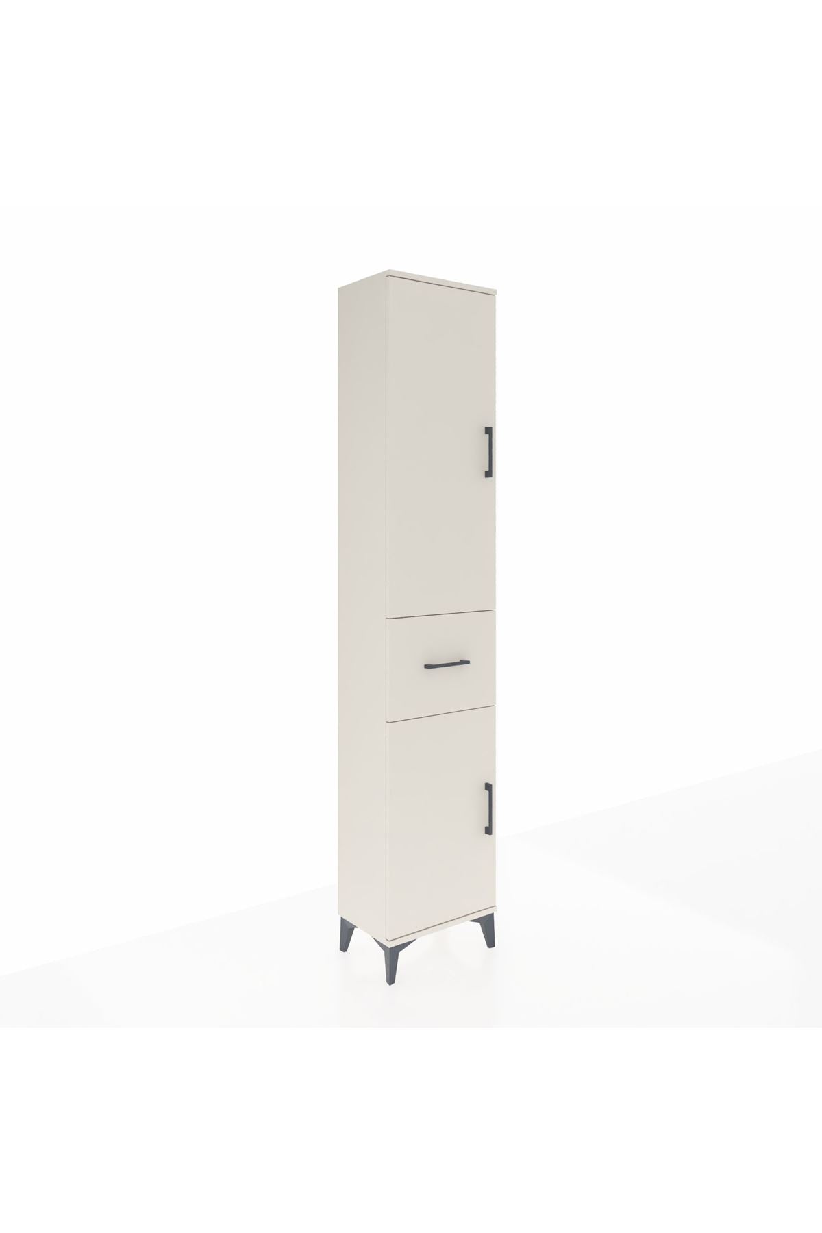 Arges Dolap 4 Raflı Tek Çekmeceli 2 Kapaklı 44x30x221 - S28M195V1A