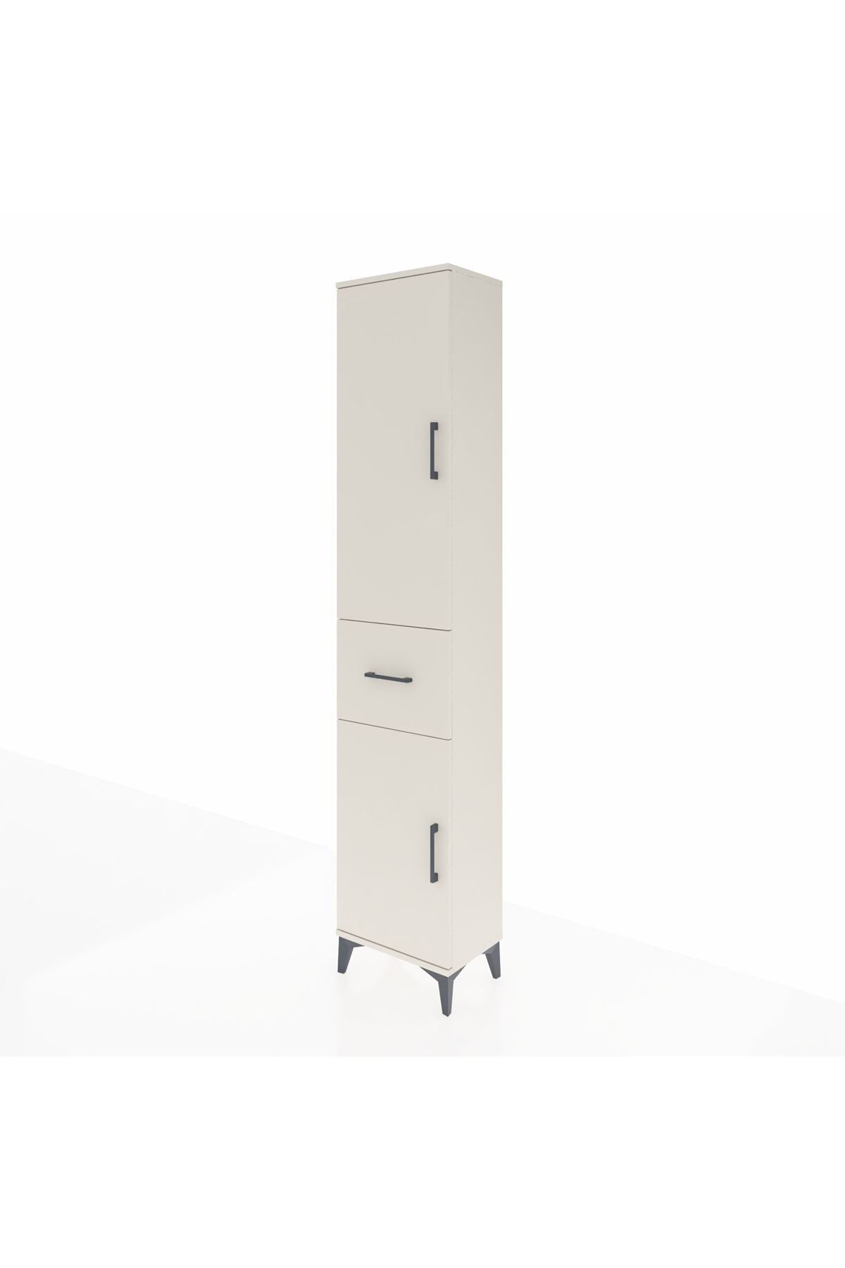Arges Dolap 4 Raflı Tek Çekmeceli 2 Kapaklı 44x30x221 - S28M195V1A