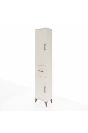 Arges Dolap 4 Raflı Tek Çekmeceli 2 Kapaklı 44x30x221 - S28M195V1A