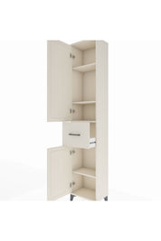 Arges Dolap 4 Raflı Tek Çekmeceli 2 Kapaklı 44x30x221 - S28M195V1A