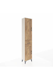 Arges Dolap 4 Raflı Tek Çekmeceli 2 Kapaklı 44x30x221 - S28M195V3A