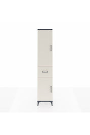 Arges Dolap 4 Raflı Tek Çekmeceli 2 Kapaklı 44x30x221 - S28M195V4A