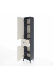 Arges Dolap 4 Raflı Tek Çekmeceli 2 Kapaklı 44x30x221 - S28M195V4A
