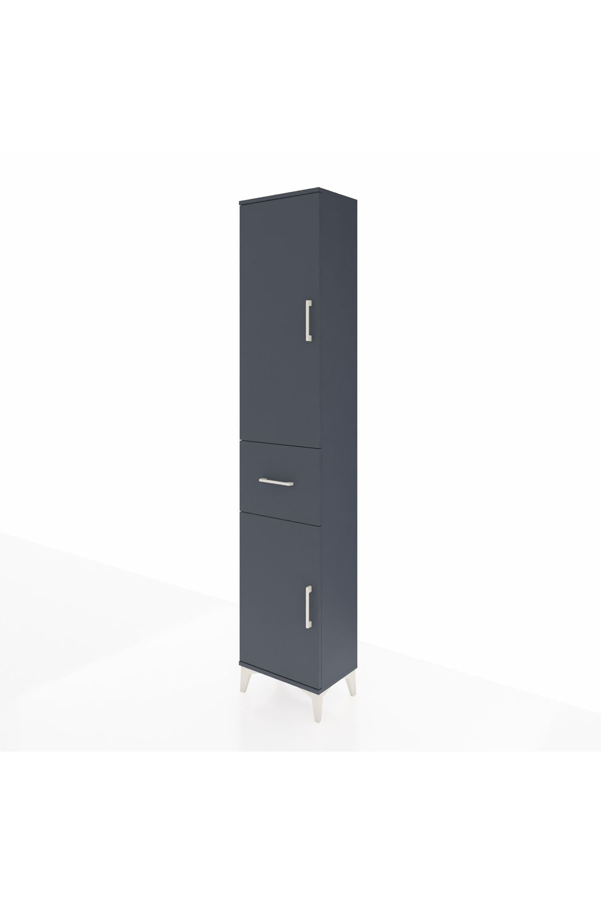 Arges Dolap 4 Raflı Tek Çekmeceli 2 Kapaklı 44x30x221 - S28M195V5A