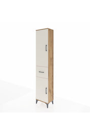 Arges Dolap 4 Raflı Tek Çekmeceli 2 Kapaklı 44x30x221 - S28M195V7A