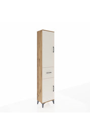 Arges Dolap 4 Raflı Tek Çekmeceli 2 Kapaklı 44x30x221 - S28M195V7A
