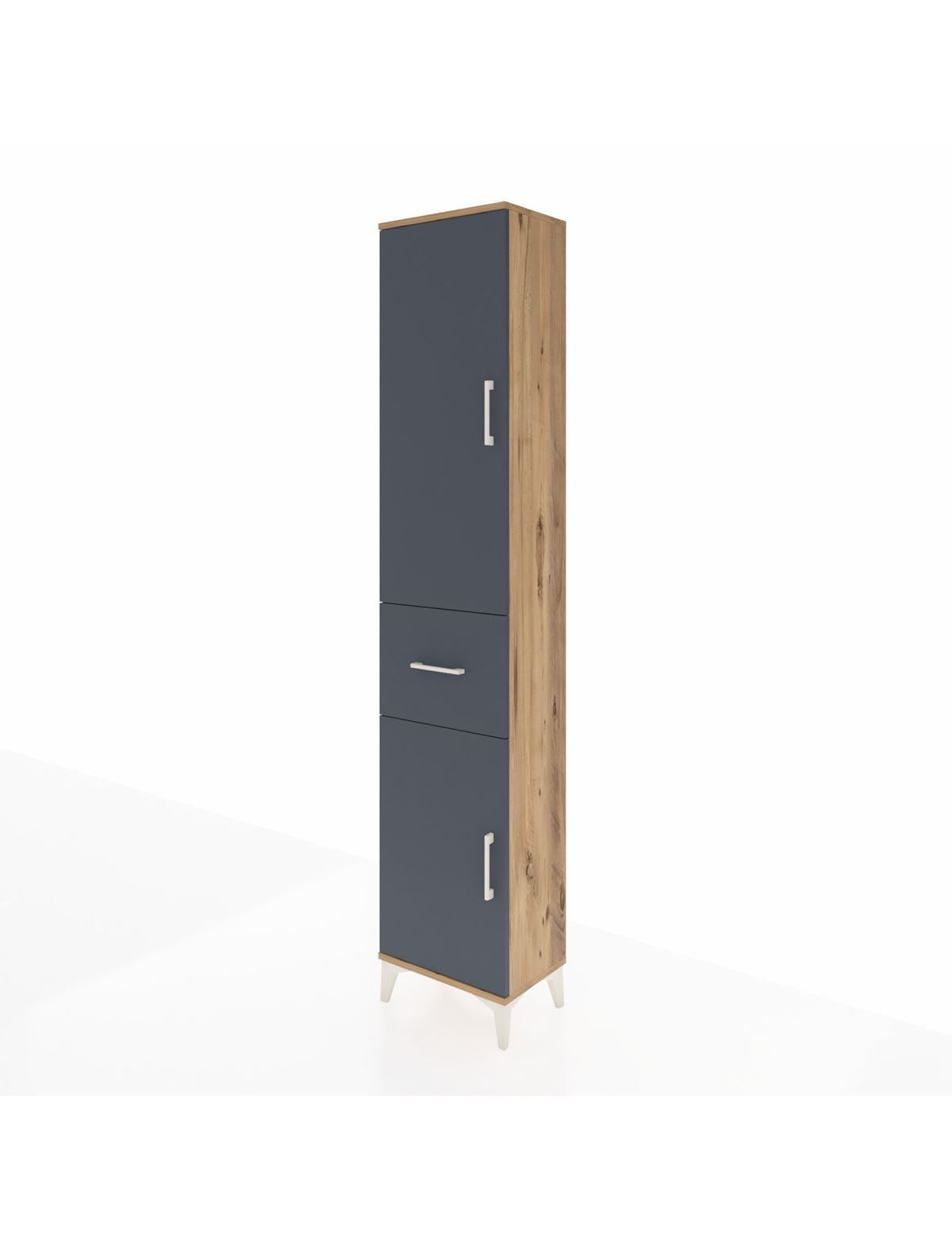 Arges Dolap 4 Raflı Tek Çekmeceli 2 Kapaklı 44x30x221 - S28M195V8A