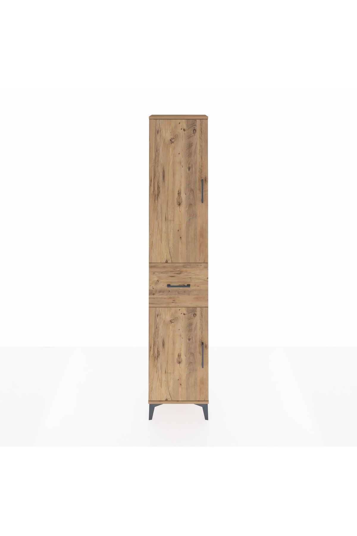 Arges Dolap 4 Raflı Tek Çekmeceli 2 Kapaklı 44x30x221 - S28M195V9A