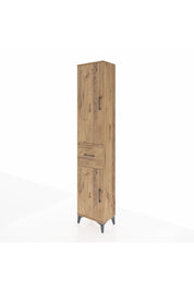 Arges Dolap 4 Raflı Tek Çekmeceli 2 Kapaklı 44x30x221 - S28M195V9A