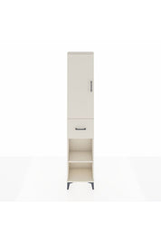 Arges Dolap 4 Raflı Tek Çekmeceli Tek Kapaklı 44x30x221 - S28M196V1A